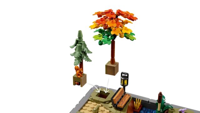 LEGO ICONS 11372 Autumn Cottage Garden - imagine 15