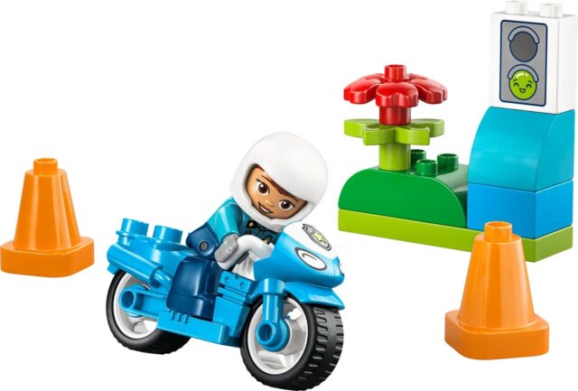 LEGO DUPLO TOWN 10471 Niebieski motocykl policyjny - imagine 3