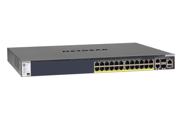 NETGEAR M4300-28G-PoE+ Managed L2/L3/L4 10G Ethernet (100/1000/10000) Power over Ethernet (PoE) 1U Black - imagine 3