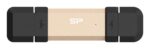 Silicon Power DS72 USB flash drive 250 GB USB Type-A / USB Type-C 3.2 Gen 2 (3.1 Gen 2) Gold