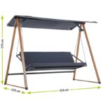 Garden swing HERNING - imagine 12