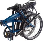 Snapp City-E folding electric bicycle  blue - imagine 2