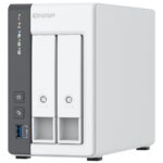 QNAP TS-216G NAS/storage server Tower Cortex-A Cortex-A55 4 GB HDD White