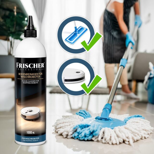 Liquid for mopping robots including wood Frischer 1l (concentrate) - imagine 6