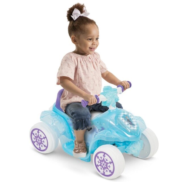 Children's electric ride-on Quad Frozen Bubble Huffy 19035W - imagine 8