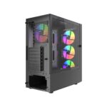 Gembird CCC-FC-4300 Gaming ATX Computer Case Fornax 4300  ARBG backlight  black - imagine 6