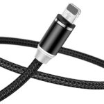 USAMS Kabel magnetyczny U-Sure 3w1 1mczarny/black (lightning/microUSB/USB-C) SJ438USB01 (US-SJ438) - imagine 2