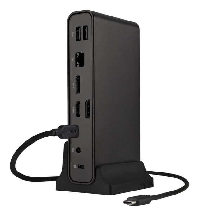 ASUS Triple Display USB-C Dock Duo DC301 Wired Black - imagine 3