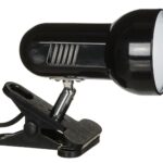 Activejet Clip-on desk lamp  black  metal  E27 thread