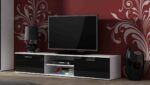 Cama TV stand SOHO 180 white/black gloss - imagine 9