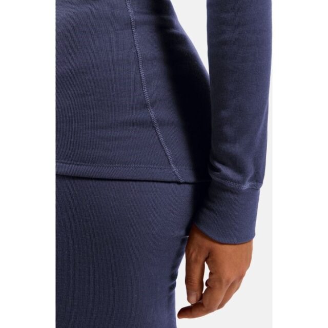 Odlo BL TOP turtle neck l/s ACTIVE WARM long-sleeved thermal underwear  size M  blue - imagine 3