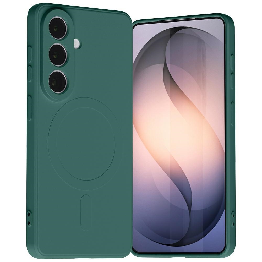 cps-30051cb8428817539e4dfbec06a1f5fa-2026-01-28-05-20-12 Case Mercury Semi-Silicone MagSafe for Samsung Galaxy S26 green - imagine 1