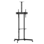 Maclean TV stand / cart  camera shelf  on wheels  37-70   max load 45kg/5kg shelf  max. VESA 600x400  MC-113 B - imagine 7