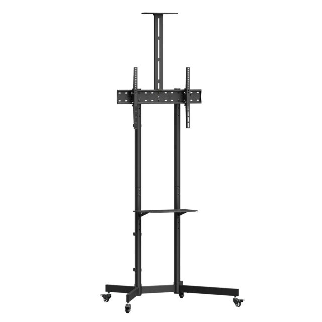 Maclean TV stand / cart  camera shelf  on wheels  37-70   max load 45kg/5kg shelf  max. VESA 600x400  MC-113 B - imagine 7
