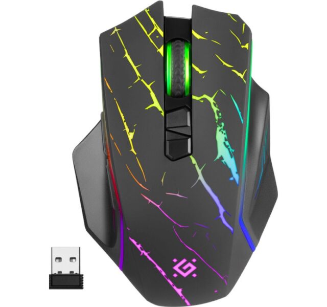 MOUSE DEFENDER GM-503 URAN OPTIC RF RGB 3200dpi 8P - imagine 4