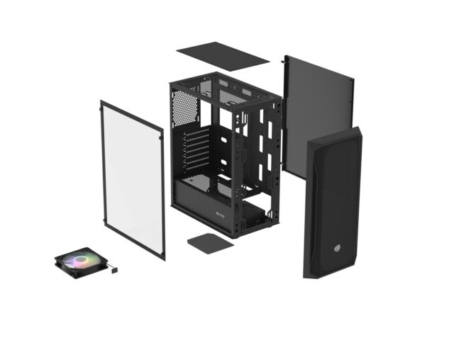 FURY Shobo SH4 RGB Midi Tower Black - imagine 16