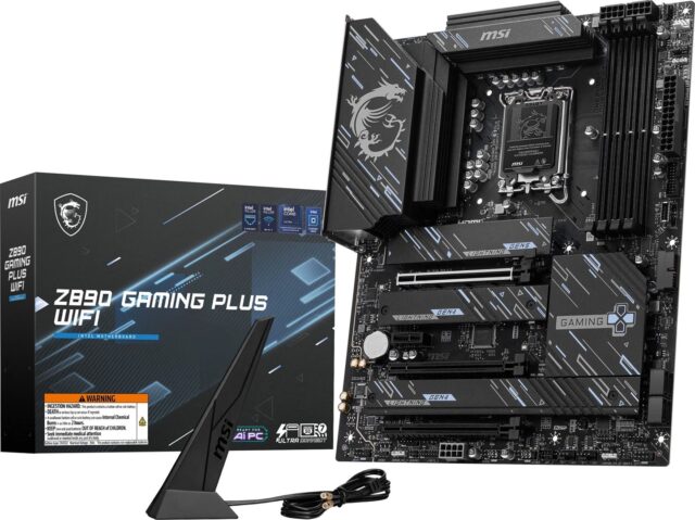 MSI Z890 GAMING PLUS WIFI motherboard Intel Z890 LGA 1851 (Socket V1) ATX - imagine 3
