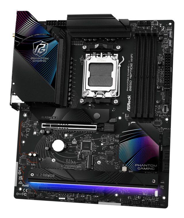 Asrock Phantom Gaming B850 Riptide WiFi AMD B850 Socket AM5 ATX - imagine 5