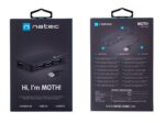 NATEC Hub USB 3.0 Moth (4 ports  black) - imagine 6