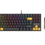 Tracer HORNET 87 keyboard Mouse included Gaming USB QWERTY English Black  Yellow