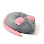Sako bag pouffe Mouse grey-pink L 110 x 80 cm