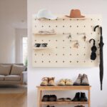 Maclean wooden board organizer  light wood color  60x80 cm  max. 20 kg  MC-131 WD - imagine 9