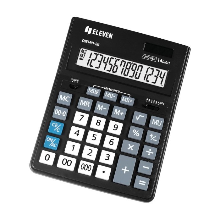 cps-313db8e38658c66e415435ce24cb79dd-2026-01-18-22-50-53 Eleven CDB1401-BK black office calculator - imagine 1
