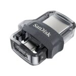 Sandisk Ultra Dual m3.0 USB flash drive 64 GB USB Type-A / Micro-USB 3.2 Gen 1 (3.1 Gen 1) Black Silver Transparent - imagine 3