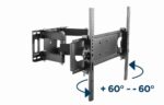 Gembird WM-70ST-01 TV mount/stand 177.8 cm (70 ) Black - imagine 21