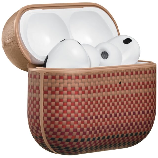 Case PITAKA Aramid Fiber for AirPods Pro  3 sunrise - imagine 3