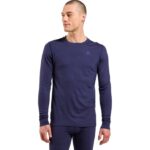 Odlo BL TOP crew neck l/s MERINO 200 long-sleeved thermal underwear  size L  blue
