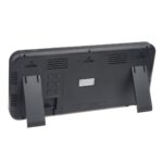 Large Digital Clock Wall Mount Free Standing with Temperature Sensor 37x17cm LCD Display Power Adapter & Battery Operated - imagine 11