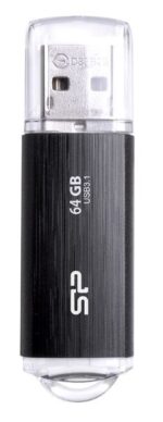 SILICON POWER Blaze B02 Pendrive USB flash drive 64 GB USB Type-A 3.2 Gen 1 (SP064GBUF3B02V1K) Black