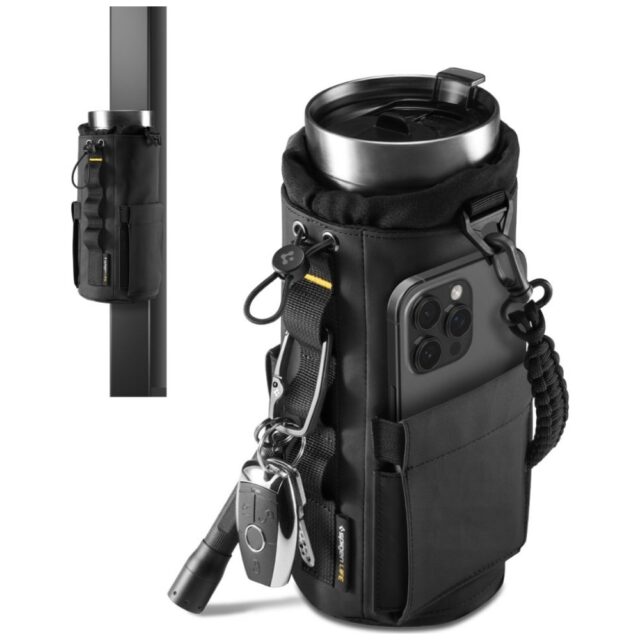 Pokrowiec na bidon/budelkę Spigen LF500  Tumbler Bag czarny - imagine 9