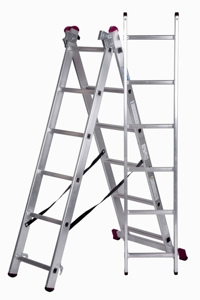 Krause Corda 3X6 multi-purpose ladder 4.85 m - imagine 7