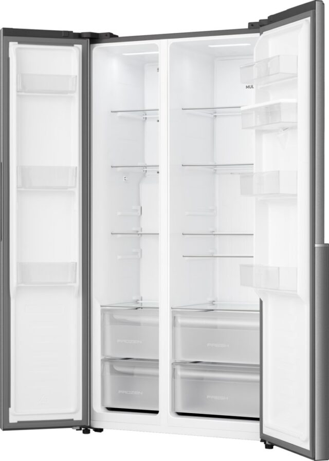 Gorenje NRS917E41XWD side-by-side refrigerator Freestanding 541 L E Stainless steel - imagine 9