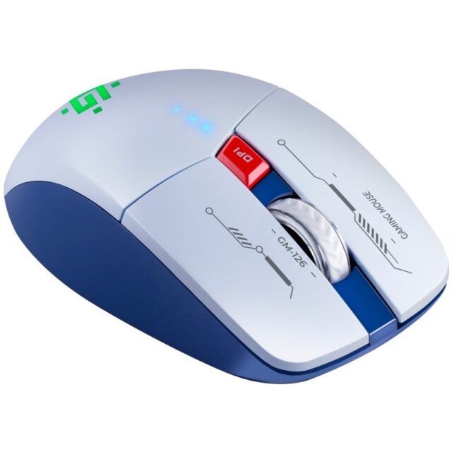 MOUSE DEFENDER GM-126 TISA RF+BT OPTIC 1600dpi 6P WHITE - imagine 7