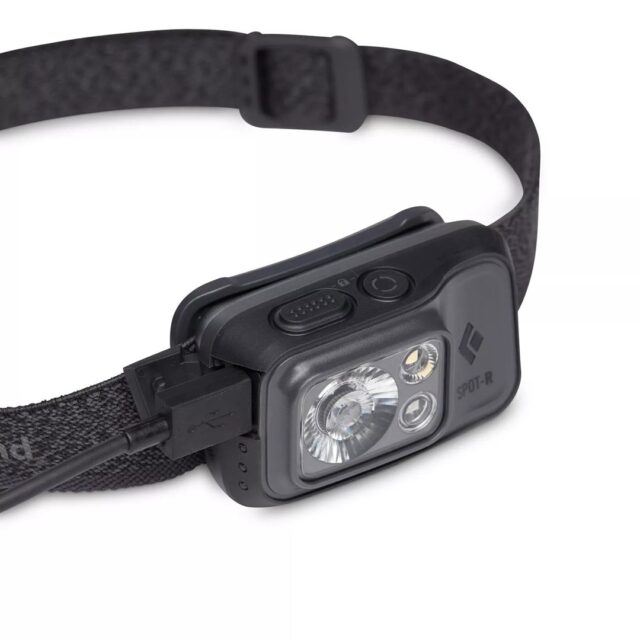 Black Diamond SPOT 400-R HEADLAMP GRAPHITE head torch - imagine 3