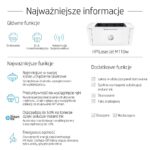 HP LaserJet M110w Printer  Black and white  Printer for Small office  Print  Compact Size - imagine 8