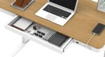 Activejet desk with electric height adjustment 140x70 ET119W-C white/oak - imagine 6