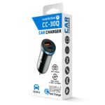 Car charger everActive CC-30Q USB + USB-C QC 3.0 PD 35W - imagine 2