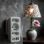 Current socket x3 + 4xUSB Maclean  splitter with 3 sockets  2xUSB A  2xUSB C PD 20W  1x16A + 2x6A  MCE248 F/W - imagine 7