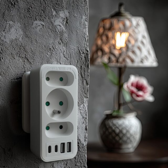 Current socket x3 + 4xUSB Maclean  splitter with 3 sockets  2xUSB A  2xUSB C PD 20W  1x16A + 2x6A  MCE248 F/W - imagine 7