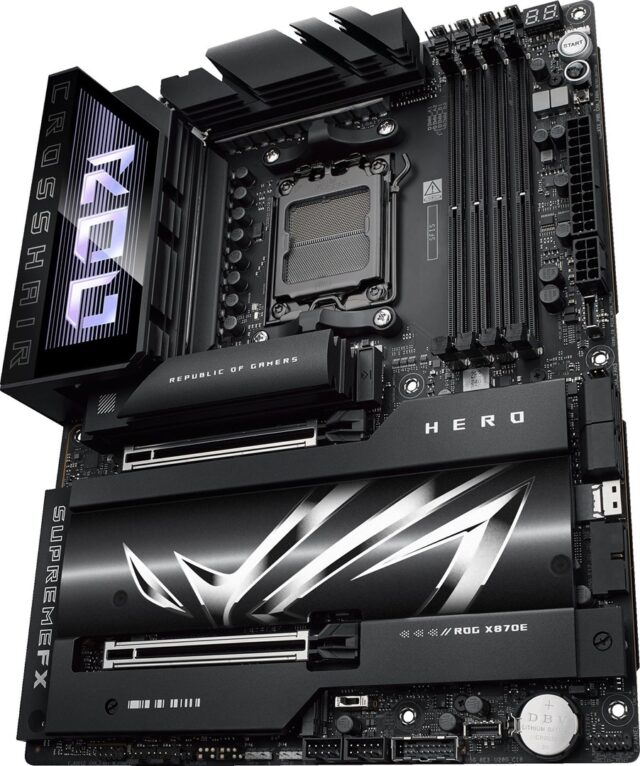 ASUS ROG CROSSHAIR X870E HERO AMD X870E Socket AM5 ATX - imagine 6
