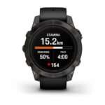 Garmin epix Pro (Gen 2) Sapphire Edition 3.3 cm (1.3 ) AMOLED 47 mm Digital 416 x 416 pixels Touchscreen Black Wi-Fi GPS (satellite) - imagine 9