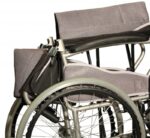 Lightweight steel Wheelchair with brakes AT52301 - imagine 2