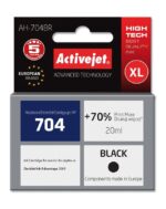 Activejet AH-704BR Ink Cartridge (replacement for HP 704 CN692AE; Premium; 20 ml; black)