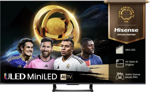Hisense 55U7Q 139.7 cm (55 ) 4K Ultra HD Smart TV Wi-Fi Black 450 cd/m2 - imagine 6
