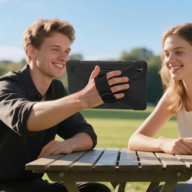 Etui 4smarts Rugged Case Grip do Samsung  Galaxy Tab A11+ czarny - imagine 2