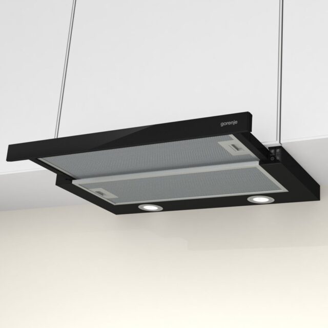 Gorenje TH62E4BG Semi built-in (pull out) Black 450 m3/h - imagine 6